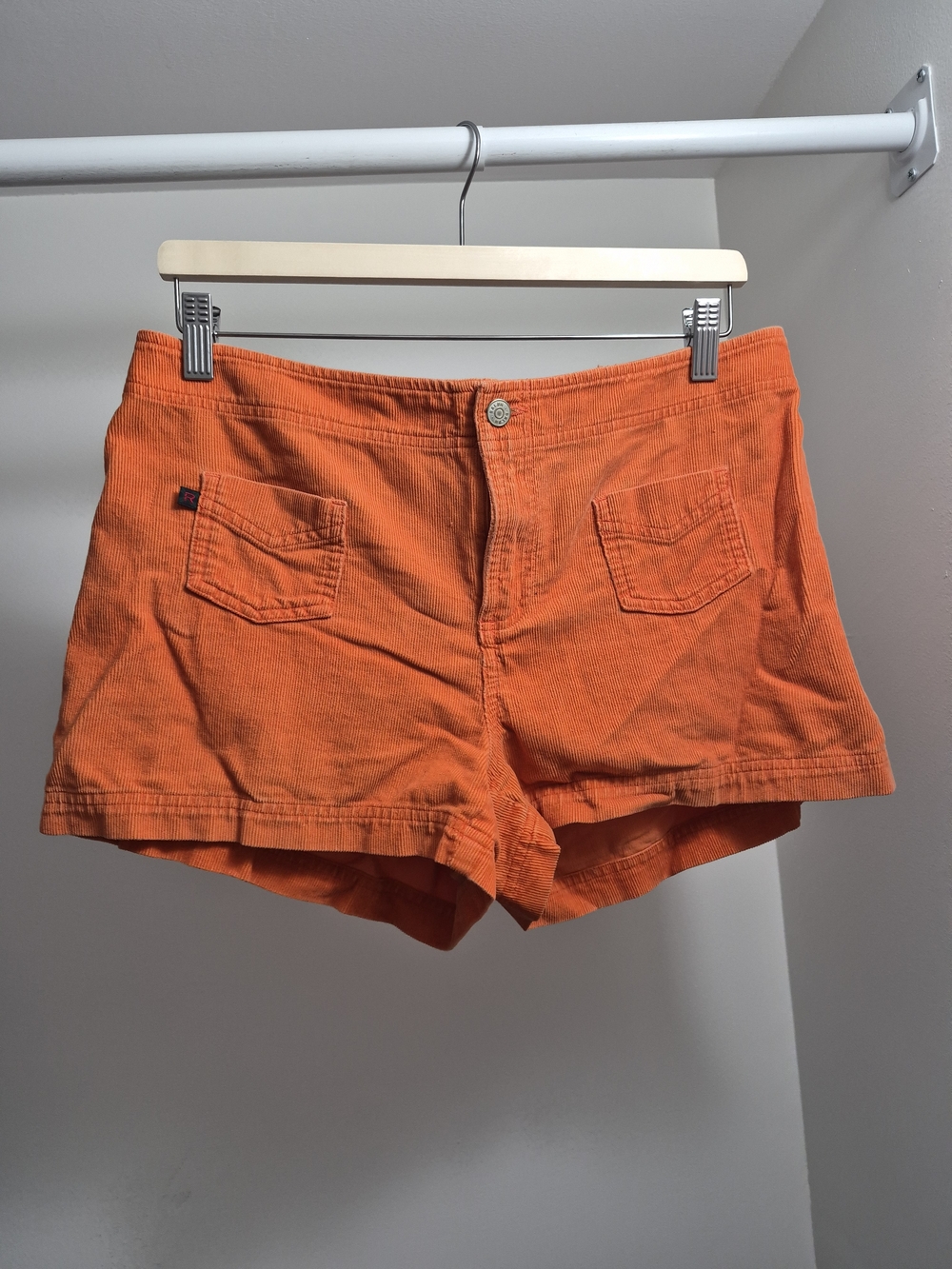 Ralph Lauren Orange Corduroy Women's Shorts